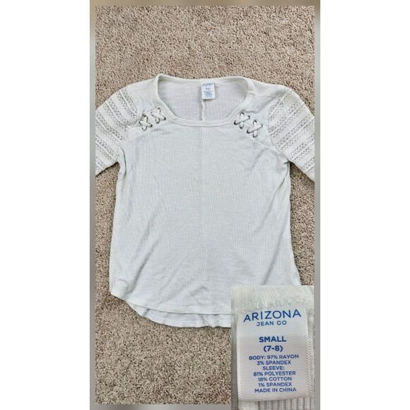 Justice Collection of Various Tops Flannel Hoodie T-Shirts Girls Size 8 - Picture 6 of 13